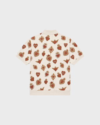 MEXICAN HEARTS JERSEY POLO - CLASSIC RAW