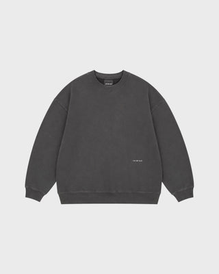 SWEATSHIRT - EMBROIDERY FLOWERS 900 BLACK