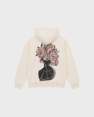 IN HOODIE - PINK FLOWER GIRL 107 529 ROSE TAN