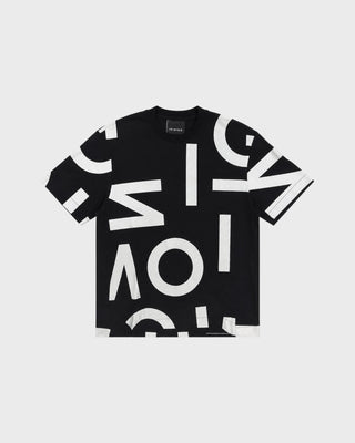 IN T-SHIRT - BIG LETTERS COMFORT 900 DARK BLACK