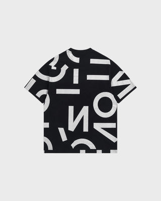 IN T-SHIRT - BIG LETTERS COMFORT 900 DARK BLACK