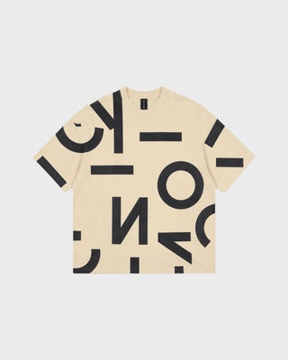 IN T-SHIRT - BIG LETTERS COMFORT 106 CLASSIC RAW