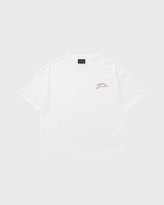 IN T-SHIRT GRAPHIC - ROSE OVERSIZED 105 SNOW WHITE