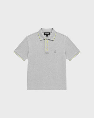 MENS BRANDED POLO SHIRT - GRAY SV24