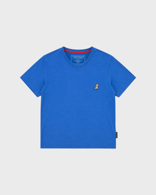 KIDS CREW NECK JERSEY - BALEINE BLUE A11