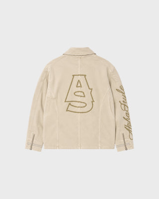 ARCHER KNIT BLAZER - BEIGE/KHAKI