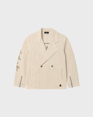 ARCHER KNIT BLAZER - BEIGE/KHAKI