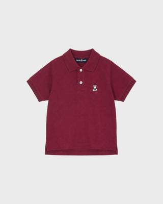 KIDS CLASSIC POLO - CRIMSON