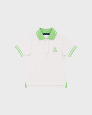 KIDS PIQUE POLO - CHESTER POLO WHITE