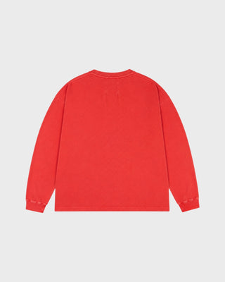 SIDE LOGO L/S T-SHIRT - RED