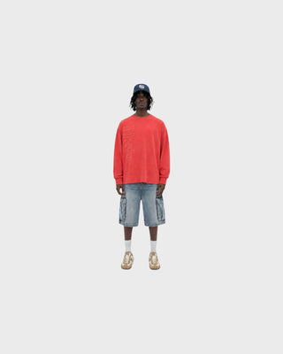 SIDE LOGO L/S T-SHIRT - RED