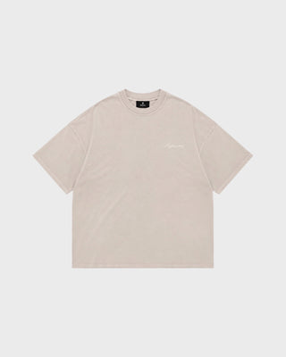 SCRIPT LOGO T-SHIRT - CONCRETE