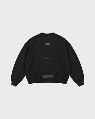CREWNECK - NOVA MONOGRAM BLACK