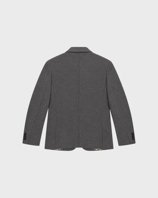 AN STRETCH BLAZER - BARTOLO CHARCOAL