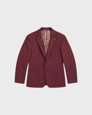 DELON BLAZER - BURGUNDY