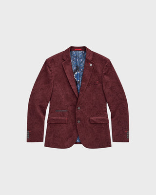 AN STRETCH BLAZER - JACKMAN BURGUNDY