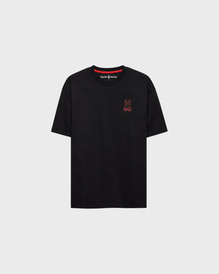 RUNE RELAXED BACK GRAPHIC TEE - BLACK