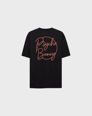 RUNE RELAXED BACK GRAPHIC TEE - BLACK