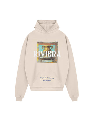 Riviera Trophie Hoodie - Cream