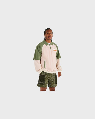 MARINA WINDSHIRT CREAM / OLIVINE