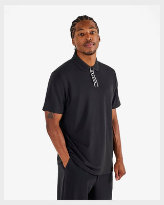 BLOCK PLACKET POLO (ORIGINAL) BLACK
