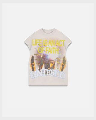 Act 1 Essence Sleeveless Tshirt Cream