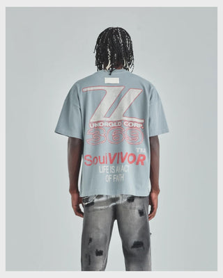 Act 1 Racer Tshirt Light Gray