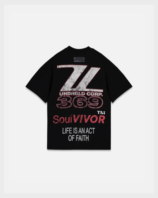 Act 1 Racer Tshirt Black