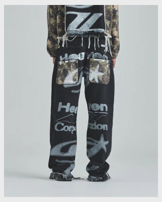 Act 1 Racer Double Wide Jean Dark Cammo