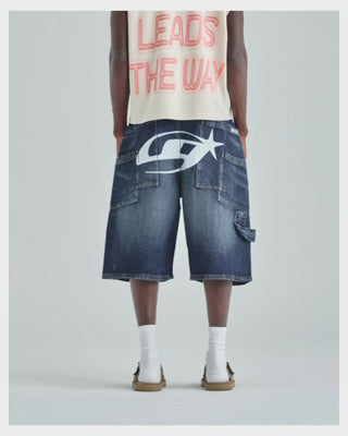Act 1 UG Star Denim Jorts Medium Blue