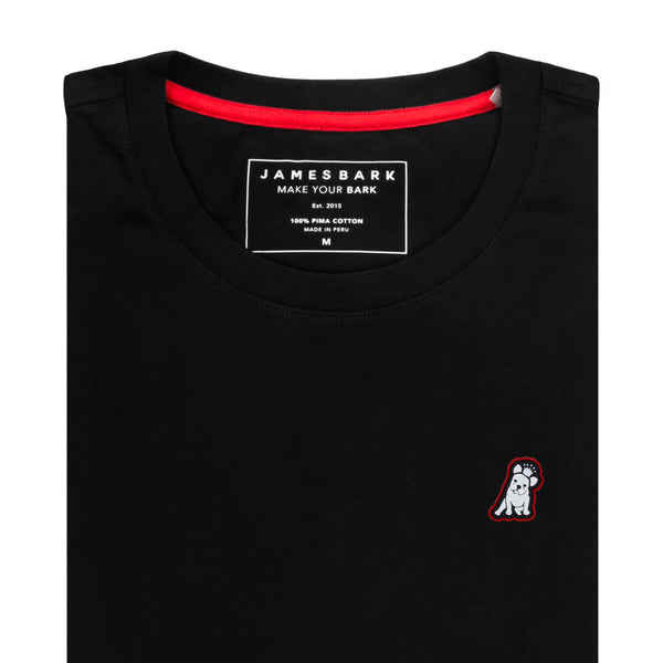Mens Crew Neck Jersey T-shirt - Black S01