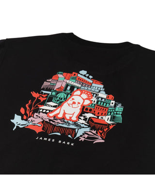 Kid's Positano Graphic Tee - Black Beauty