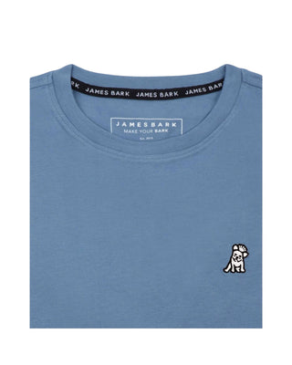 Kid's Crew Neck Jersey T-shirt - Copen Blue A11