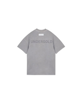 LINE LOGO T-SHIRT - WASHED GRAY