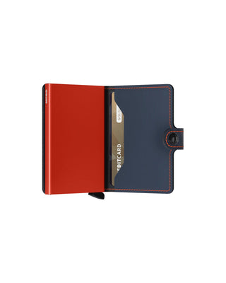 Miniwallet Matte Nightblue & Orange