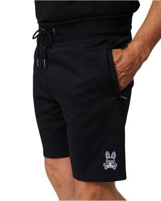 Men's Gresham Embroidered Shorts - Black