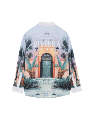 Riviera Club Long Sleeve Shirt - Riviera Pattern