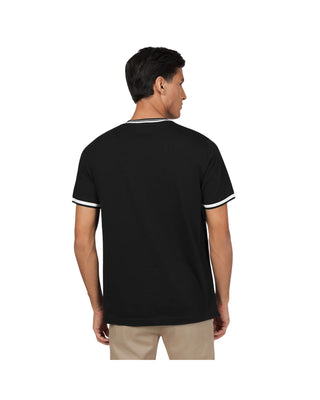Men's Striped Jersey T-shirt - Black SV12