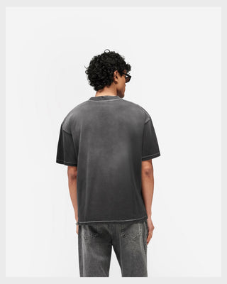 Loaded With Love T-Shirt Stained Black