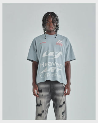 Act 1 Racer Tshirt Light Gray