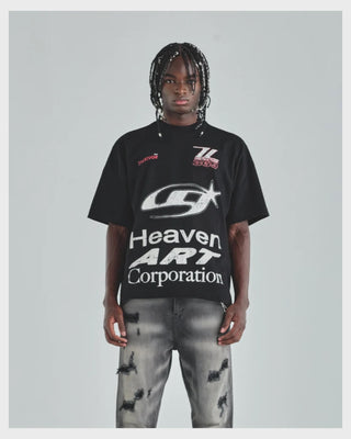 Act 1 Racer Tshirt Black