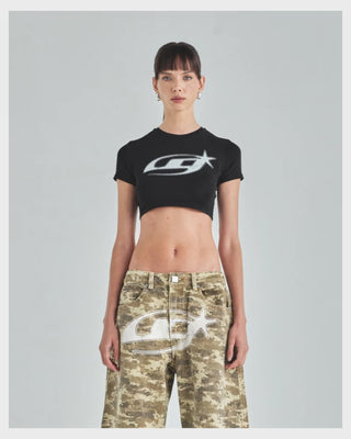 Act 1 UG Star Baby Tee Black