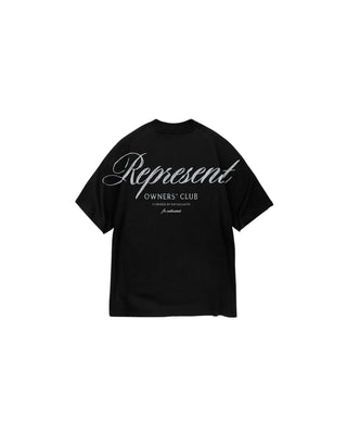 Owners Club Script T-shirt - Black