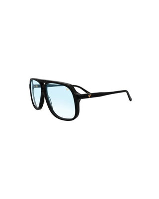 King size Black Acetate - Black/Sky Blue
