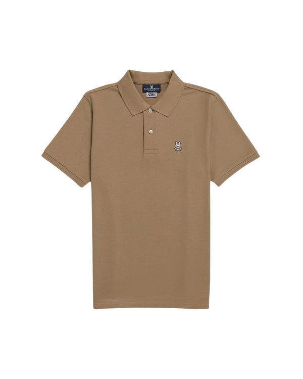 Mens Classic Pique Polo - Antique Taupe