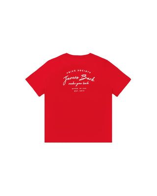 Kid's Prive Society Graphic Tee - Red