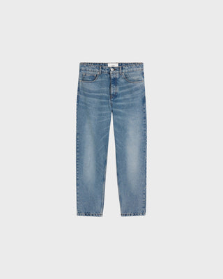 Tapered Fit Jeans - Used Blue