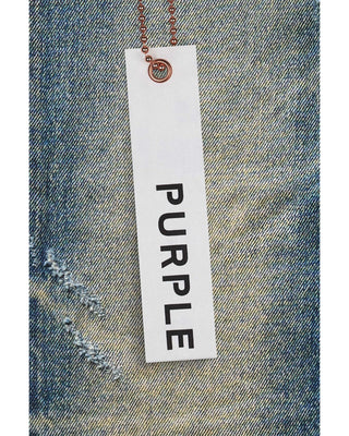 P001 Vintage Knee Blowout - Mid Indigo