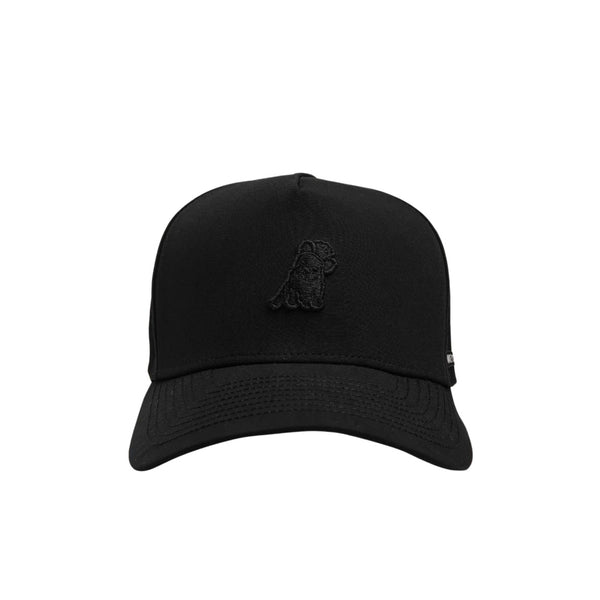 3D Dog Logo Recycled Cap - Black