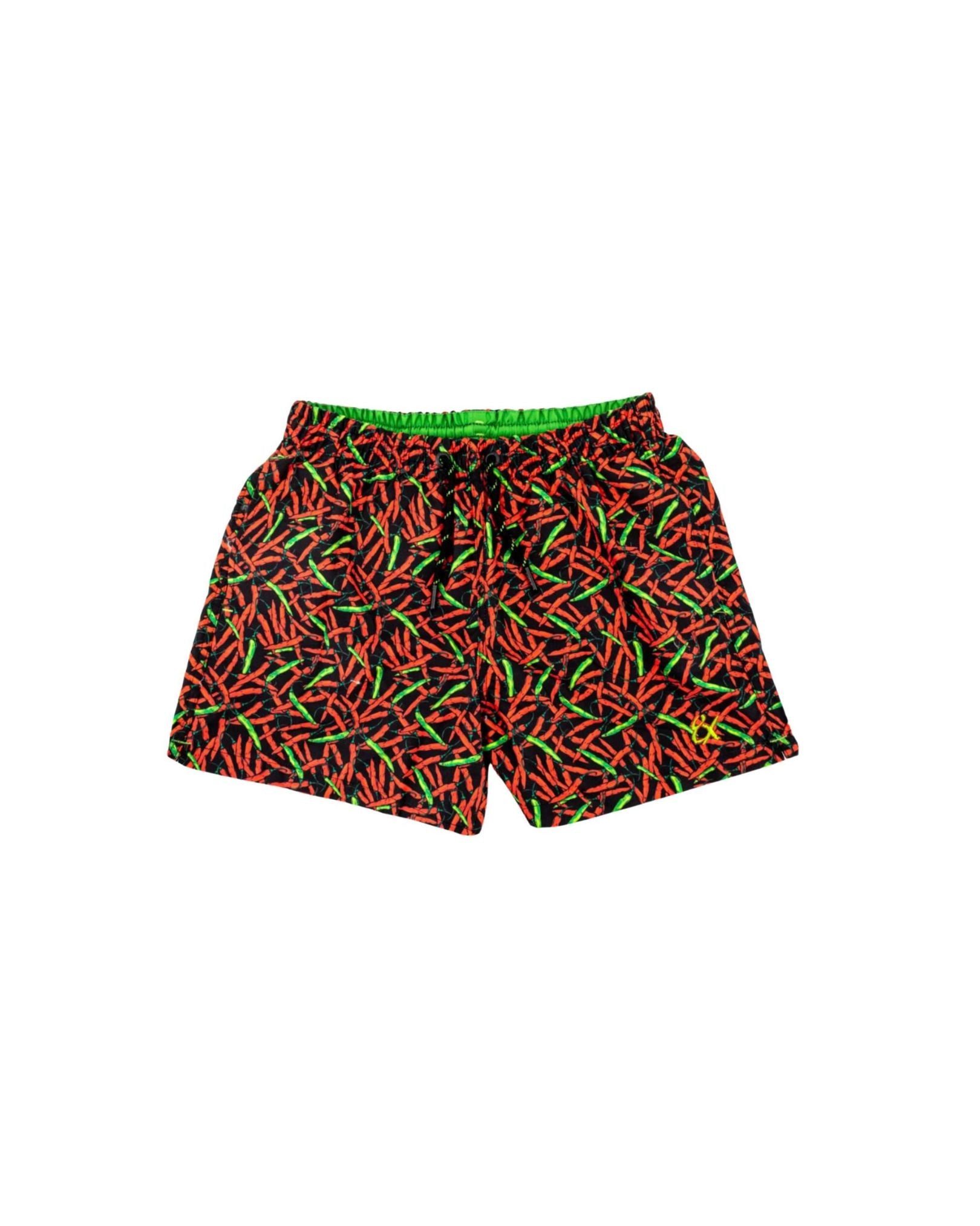 Chili Pepper Print Trunks Zafiro Clothing